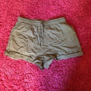 Navy green forever 21 shorts